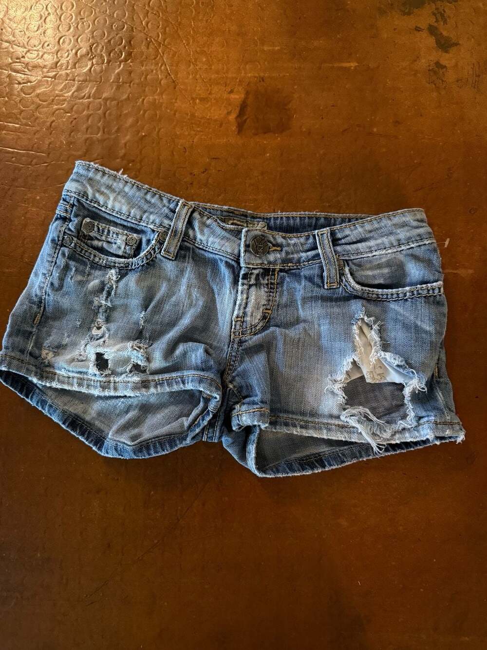 BKE Stella Size 26 Distressed Denim Cutoff Shorts